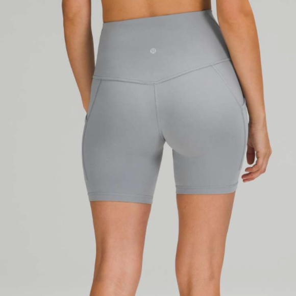 Lululemon Align High Rise Short 6" *Pockets Rhino Grey - Picture 3 of 6